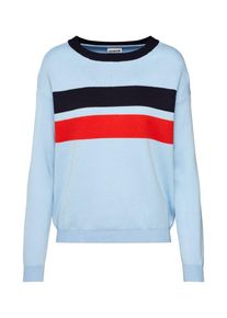 Noisy may, Damen Pullover 'NEW PALMA', Navy / Hellblau / Rot