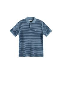 Mango Man, Herren Poloshirt 'Rembes', Navy / Pastellblau