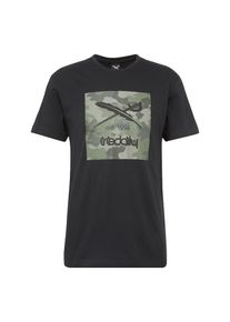 Iriedaily, Herren T-Shirt 'Square Flag Tee', Khaki / Schwarz