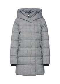 Tom Tailor, Damen Wintermantel 'trendy puffer coat check', Greige