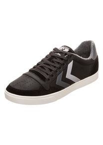 Hummel, Herren Slimmer Stadil Duo Oiled Low Sneaker, Schwarz