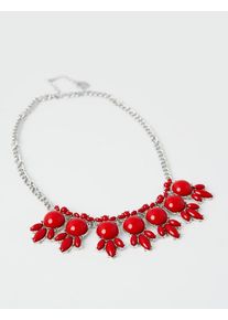 Taifun, Damen Statetkette, Rot / Silber