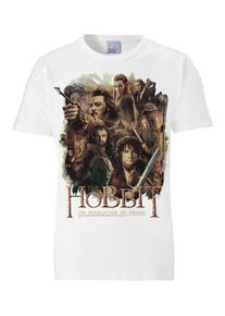 logoshirt, Herren T-Shirt "The Hobbit - The Desolation of Smaug", Mischfarben / Weiß