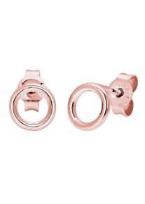 Elli, Damen Ohrringe 'Kreis', Rosegold