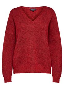 Selected Femme, Damen Pullover, Rotmeliert