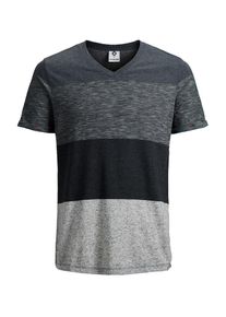 Jack & Jones JACK & JONES, Herren T-Shirt, Graumeliert / Schwarz