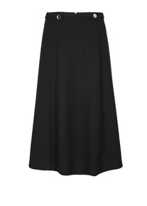 s.Oliver BLACK LABEL, Damen Midirock, Schwarz
