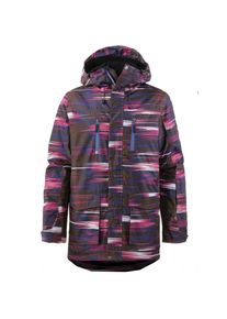 WLD, Herren Snowboardjacke 'Snow Flight', Royalblau / Braun / Dunkellila / Eosin