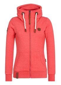 Naketano, Damen Sweatjacke, Braun / Orangerot