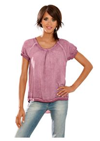 Heine, Damen Bluse, Pitaya / Dunkelpink