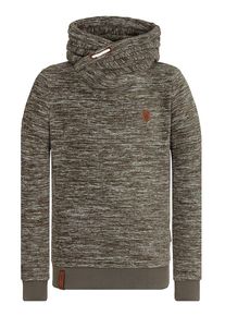 Naketano, Herren Sweatshirt 'Gern gesehener Gast', Oliv / Weiß