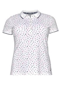 Tom Tailor, Damen Polo Team Poloshirt, Wei&szlig;