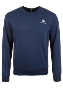 Converse, Herren Sweatshirt 'Star Chevron Crew', Blau