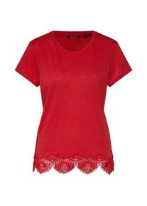 Superdry, Damen Shirt 'MOROCCO LACE HE', Rot