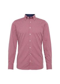 OLYMP, Herren Hemd 'Level 5 City Check', Blau / Rot