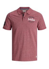 Jack & Jones JACK & JONES, Herren Poloshirt, Pastellrot