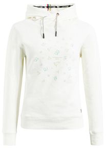 Khujo, Damen Sweatshirt 'PAPEETA', Rauchblau / Wei&szlig;