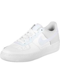Nike Sportswear, M&auml;dchen Sneaker 'Air Force 1 GS', Hellgrau / Wei&szlig;