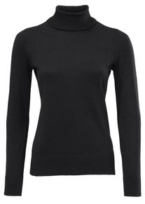 Heine, Damen Rollkragen-Pullover, Schwarz