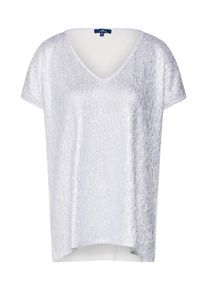Tom Tailor, Damen Shirt, Silber / Offwhite
