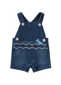 Boboli B&Ograve;BOLI, Latzshorts, Hellblau / Dunkelblau / Wei&szlig;