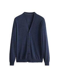 Mango Man, Herren Cardigan 'Willy', Dunkelblau