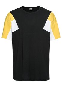 Urban Classics, Herren T-Shirt, Gelb / Schwarz / Wei&szlig;