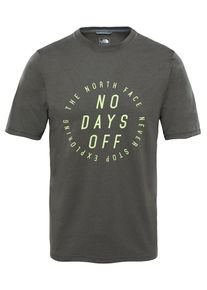 The North Face, Herren T-Shirt 'Graphic Reaxion Amp Crew', Basaltgrau / Apfel