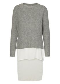 Véro Moda VERO MODA, Damen Langarmshirt, Grau / Weiß