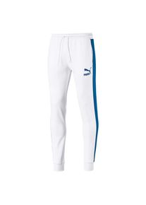 Puma, Herren Pants 'Iconic T7', Himmelblau / Weiß