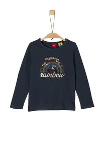 s.Oliver Junior, M&auml;dchen Shirt, Dunkelblau / Mischfarben