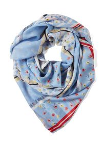 Tom Tailor, Damen Tuch, Hellblau / Mischfarben