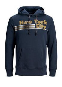 Jack & Jones JACK & JONES, Herren Hoodie, Navy / Senf