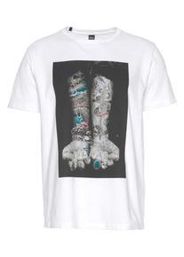 Replay, Herren Replay T-Shirt, Blau / Grau / Rot / Schwarz / Weiß