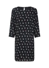 Véro Moda VERO MODA, Damen Kleid, Dunkelrot / Schwarz