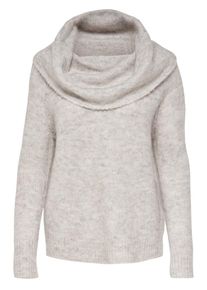 Only, Damen Strickpullover 'ONLBergen', Naturweiß