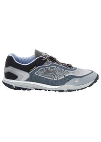 Jack Wolfskin, Damen Laufschuh 'CROSSTRAIL SHIELD LOW W', Blau / Hellgrau / Schwarz
