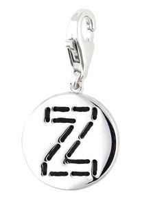 Esprit, Damen Charm 'Letter Z', Schwarz / Silber