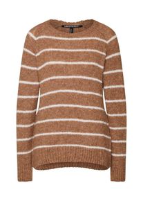 10DAYS, Damen Pullover, Braun / Wei&szlig;