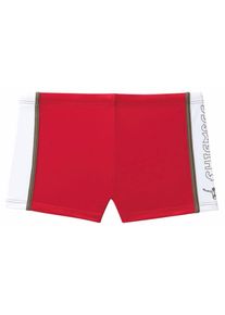 Chiemsee, Herren Boxer-Badehose, Rot / Weiß