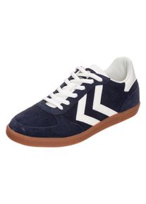 Hummel, Sneaker 'Victory JR', Dunkelblau / Braun / Naturwei&szlig;