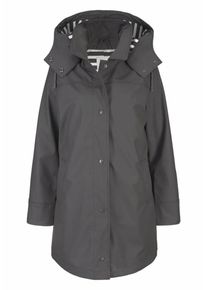 Boysen's BOYSEN'S, Damen Regenjacke 'Marine-Look', Anthrazit