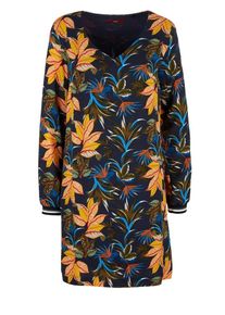 s.Oliver RED LABEL, Damen Kleid, Ultramarinblau / Mischfarben