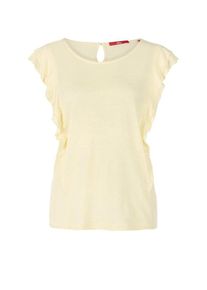s.Oliver RED LABEL, Damen Top, Hellgelb