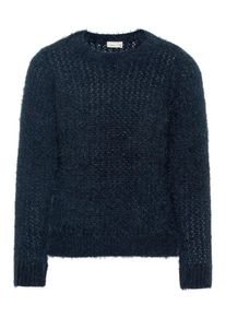 name it, M&auml;dchen Pullover 'NKFOSINA LS KNIT', Dunkelblau