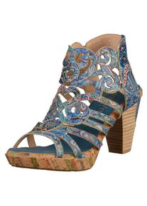 Laura Vita, Damen Sandalen, Blau