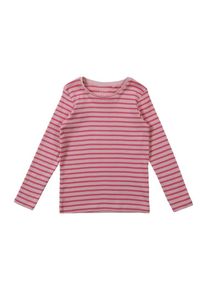 name it, M&auml;dchen Shirt 'NMFVERIT LS SLIM TOP D', Rosa