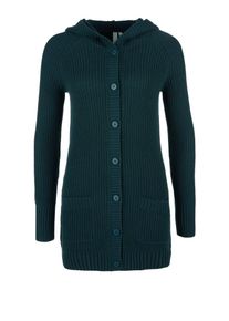 Q/S Designed By, Damen Strickjacke, Smaragd