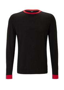 s.Oliver BLACK LABEL, Herren Pullover, Rot / Schwarz