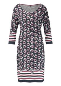 Gerry Weber, Damen Kleid, Kobaltblau / Lila / Weiß